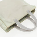 PRADA Hand Bag Nylon Gray Auth fm3988-6