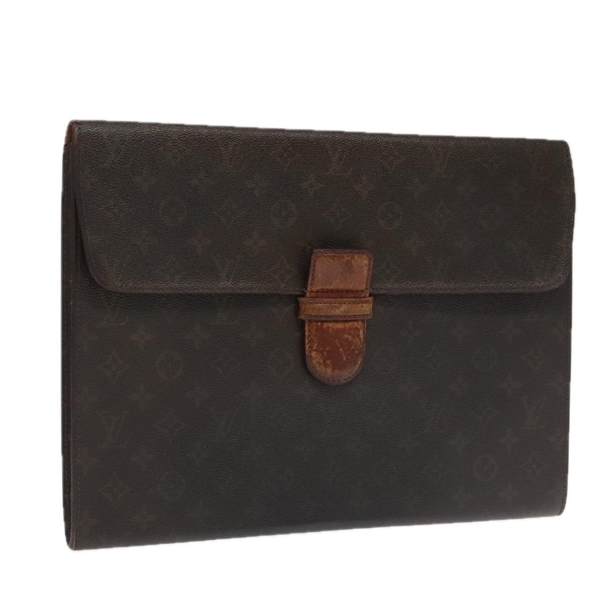 LOUIS VUITTON Monogram Posh ministor Briefcase M53445 LV Auth fm3993