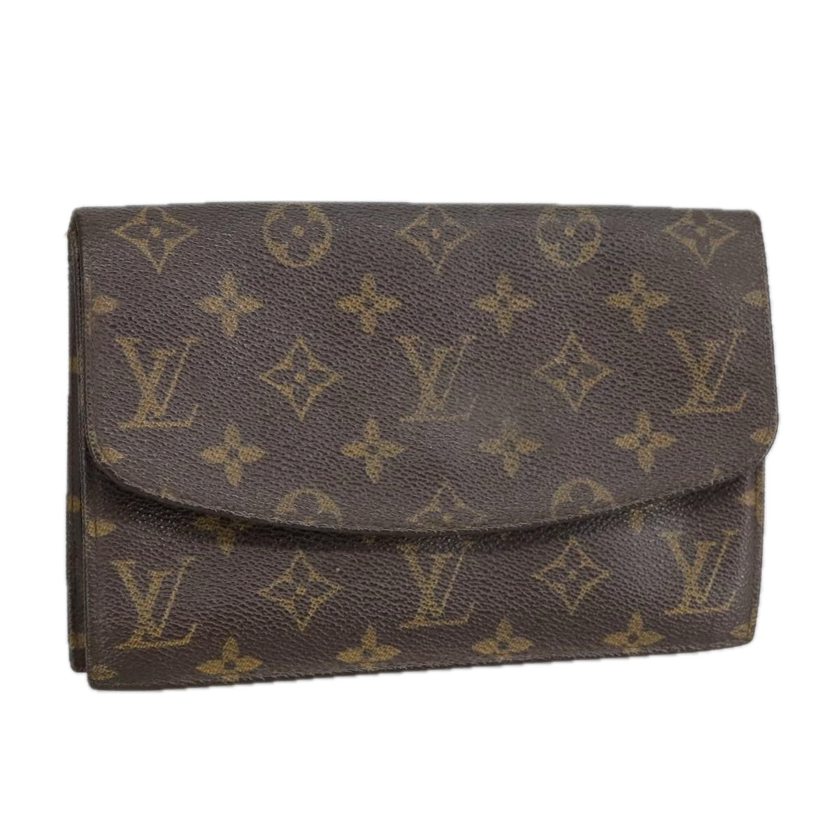 LOUIS VUITTON Monogram Pochette Rabat 20 Clutch Bag M51935 LV Auth fm4026