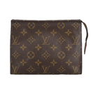 LOUIS VUITTON Monogram Poche Toilette 19 Pouch M47544 LV Auth fm4027-13