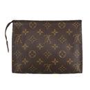 LOUIS VUITTON Monogram Poche Toilette 19 Pouch M47544 LV Auth fm4027-2