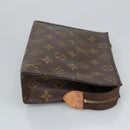 LOUIS VUITTON Monogram Poche Toilette 19 Pouch M47544 LV Auth fm4027-3