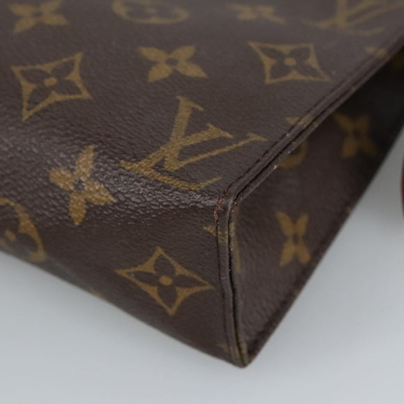 LOUIS VUITTON Monogram Poche Toilette 19 Pouch M47544 LV Auth fm4027