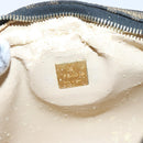 FENDI Zucca Canvas Pouch Brown Black Auth fm4029-8