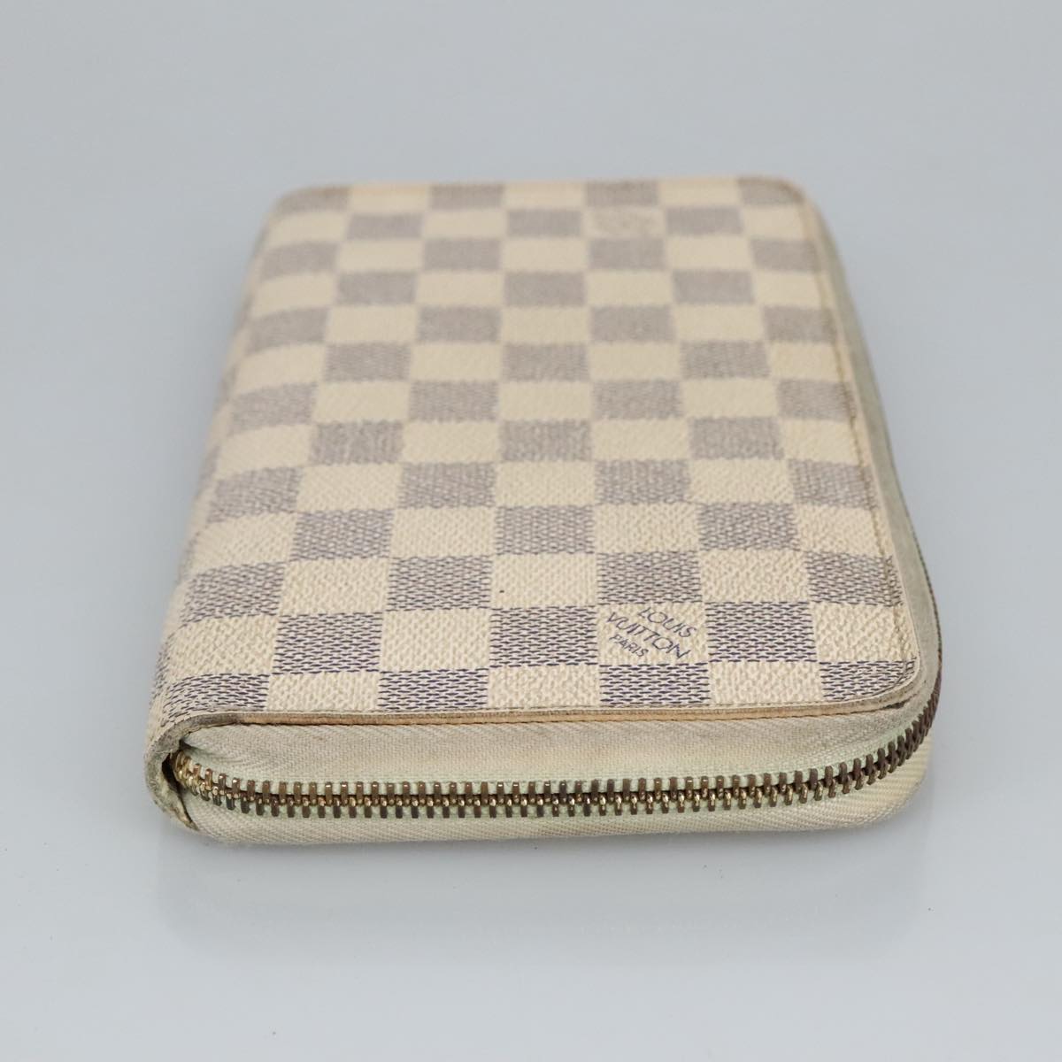 LOUIS VUITTON Damier Azur Zippy Organizer Long Wallet N60012 LV Auth fm4041