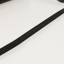 Christian Dior Honeycomb Canvas Shoulder Bag PVC Leather Black Gold Auth fm4057-7