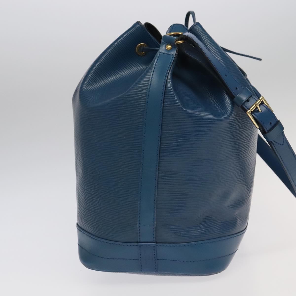 LOUIS VUITTON Epi Noe Shoulder Bag Toledo Blue M44005 LV Auth fm4075