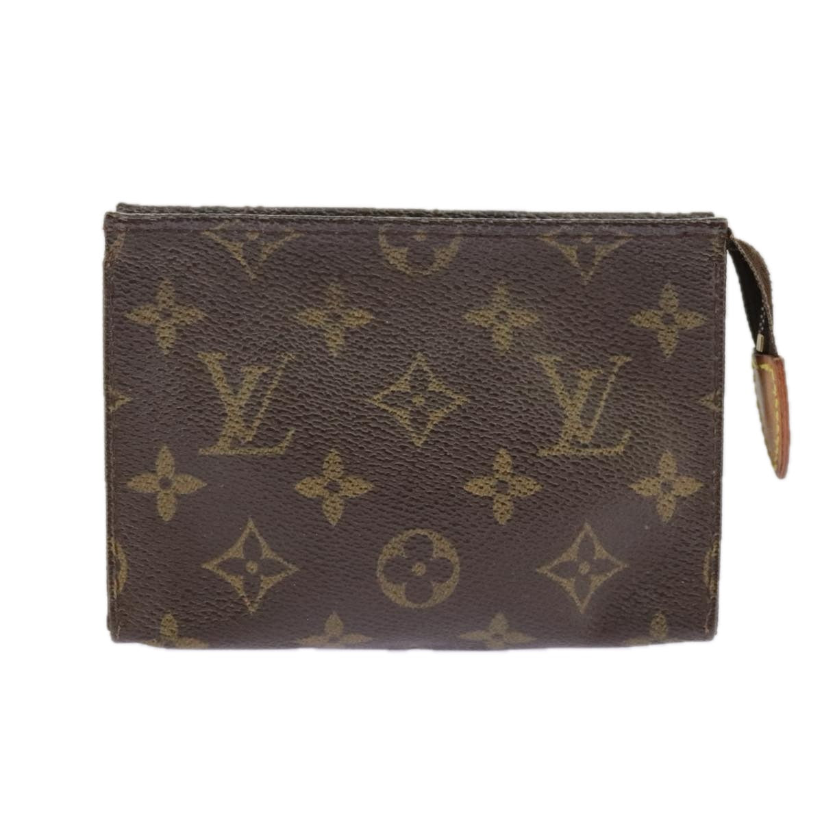 LOUIS VUITTON Monogram Poche Toilette 15 Pouch M47546 LV Auth fm4091