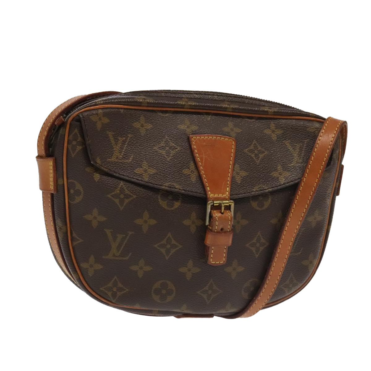 LOUIS VUITTON Monogram Jeune Fille MM Shoulder Bag Vintage M51226 LV Auth fm4117