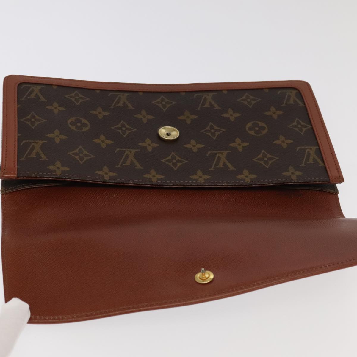 LOUIS VUITTON Monogram Pochette Dam GM Clutch Bag M51810 LV Auth fm4119