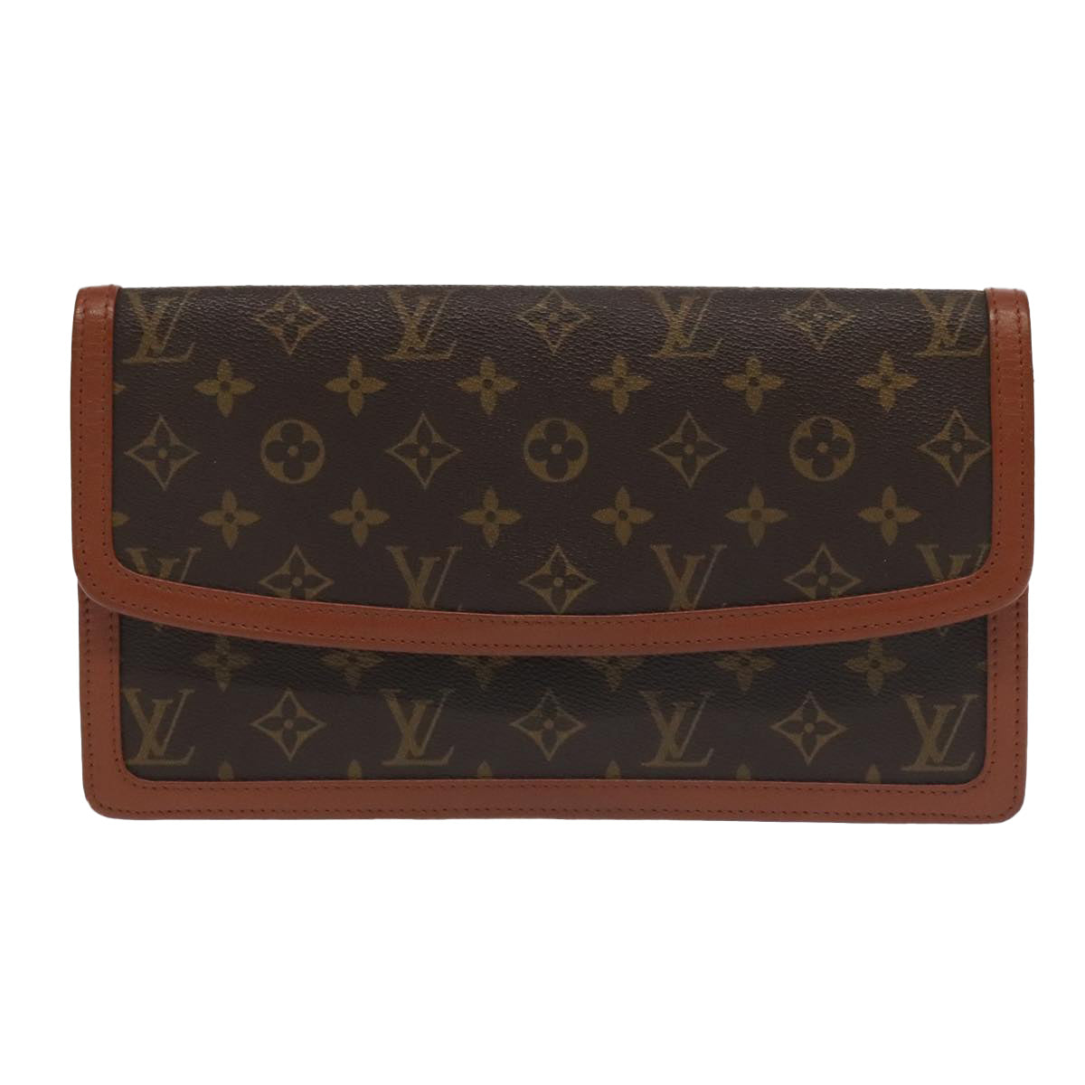 LOUIS VUITTON Monogram Pochette Dam GM Clutch Bag M51810 LV Auth fm4119