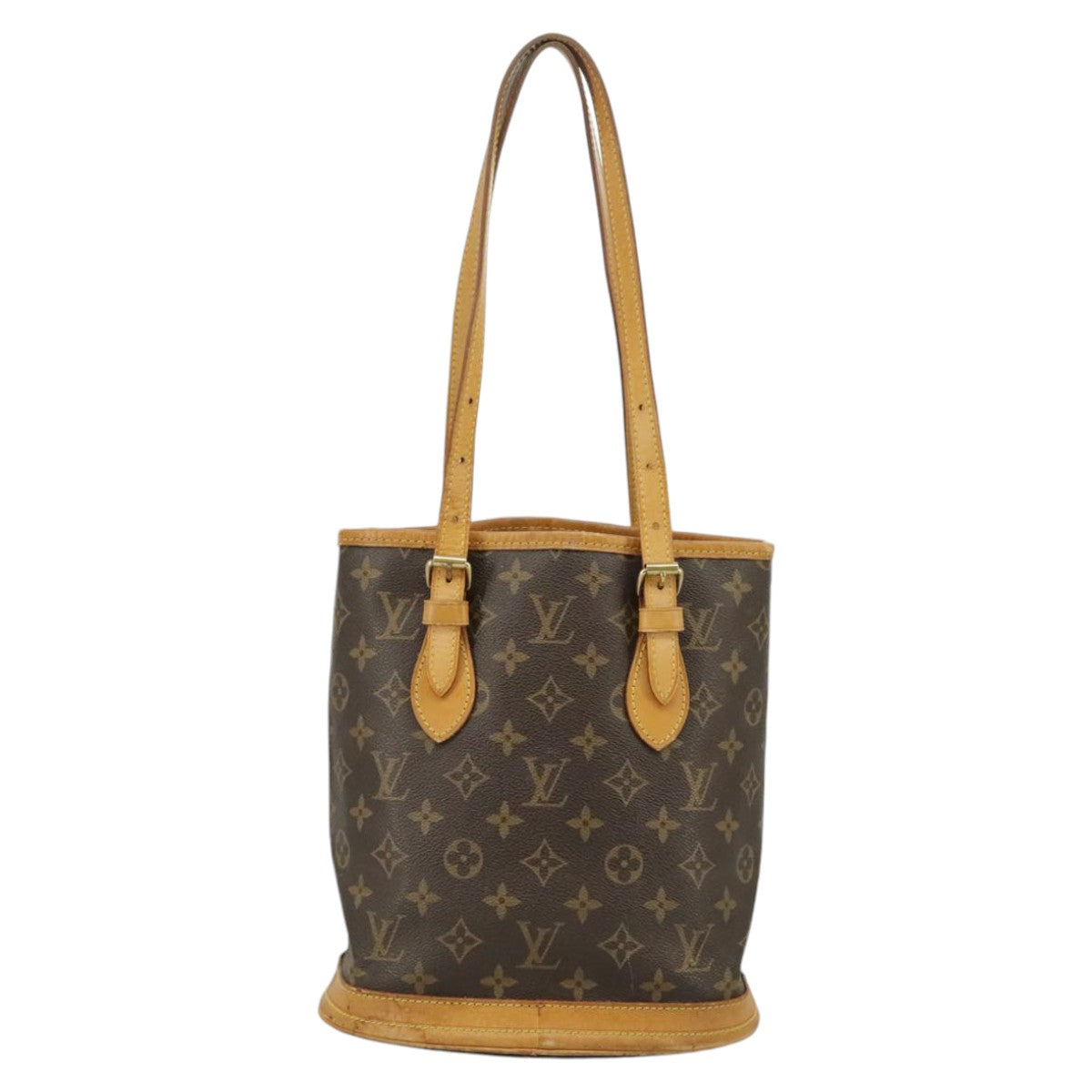 LOUIS VUITTON Monogram Bucket PM Shoulder Bag M42238 LV Auth fm4122 - 0