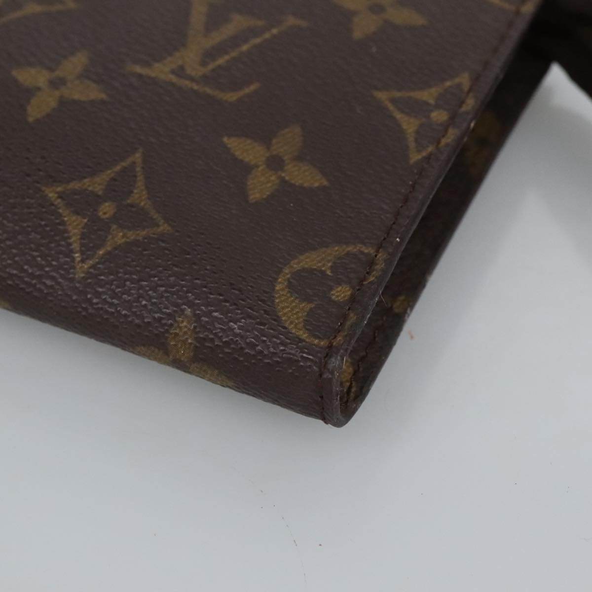 LOUIS VUITTON Monogram Bucket PM Accessory Pouch LV Auth fm4137