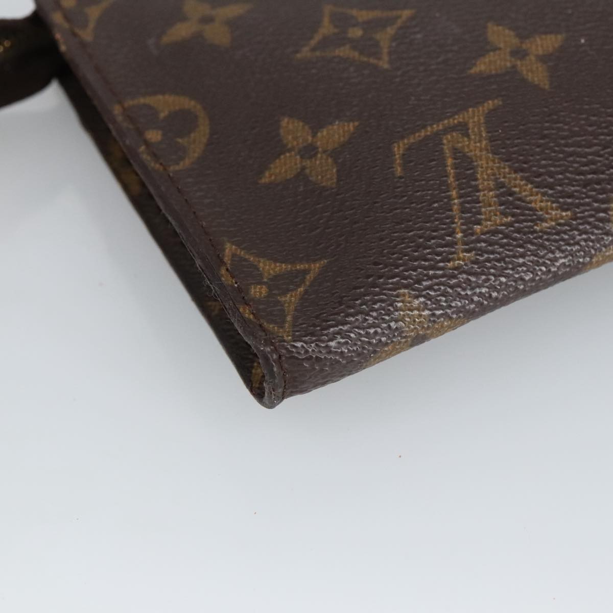 LOUIS VUITTON Monogram Bucket PM Accessory Pouch LV Auth fm4144