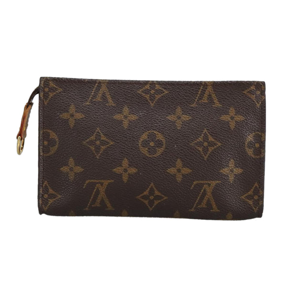 LOUIS VUITTON Monogram Bucket PM Accessory Pouch LV Auth fm4144