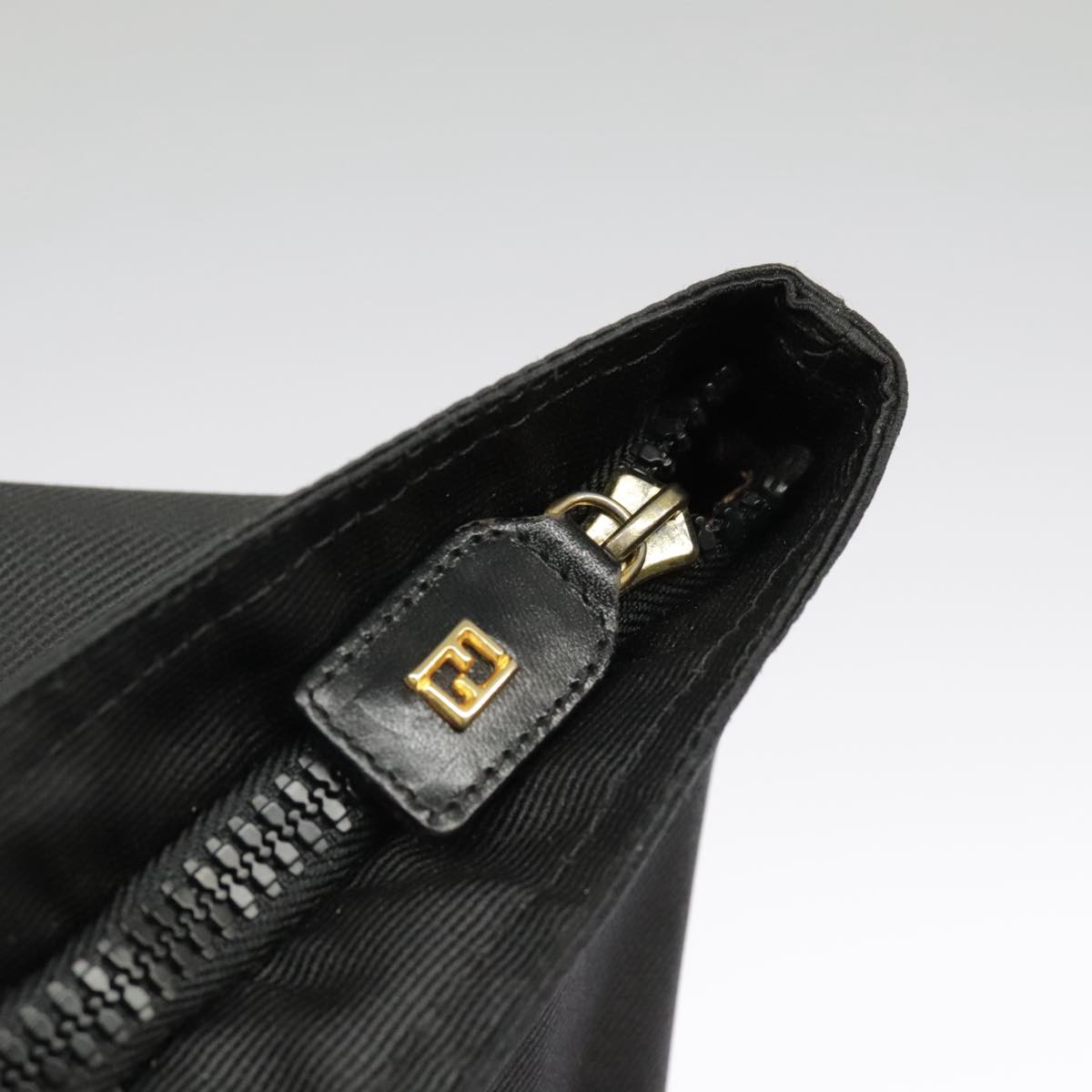 PRADA Hand Bag Nylon Black Auth fm4145