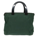 PRADA Hand Bag Nylon Green Auth fm4152-13