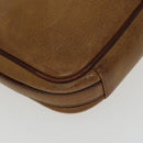 CARTIER Must Line Shoulder Bag Leather Yellow Gold Auth fm4175-14