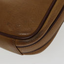 CARTIER Must Line Shoulder Bag Leather Yellow Gold Auth fm4175-15