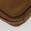 CARTIER Must Line Shoulder Bag Leather Yellow Gold Auth fm4175-16