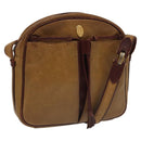 CARTIER Must Line Shoulder Bag Leather Yellow Gold Auth fm4175-1