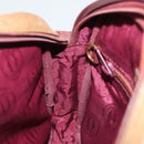 CARTIER Must Line Shoulder Bag Leather Yellow Gold Auth fm4175-21