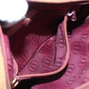 CARTIER Must Line Shoulder Bag Leather Yellow Gold Auth fm4175-22