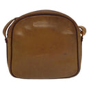 CARTIER Must Line Shoulder Bag Leather Yellow Gold Auth fm4175-2