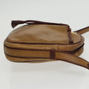 CARTIER Must Line Shoulder Bag Leather Yellow Gold Auth fm4175-3