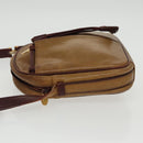 CARTIER Must Line Shoulder Bag Leather Yellow Gold Auth fm4175-4