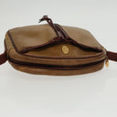 CARTIER Must Line Shoulder Bag Leather Yellow Gold Auth fm4175-6