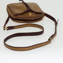 CARTIER Must Line Shoulder Bag Leather Yellow Gold Auth fm4175-7