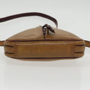 CARTIER Must Line Shoulder Bag Leather Yellow Gold Auth fm4175-5