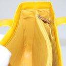 CHANEL Tote Bag Enamel Yellow CC Auth fm4195-21
