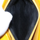 CHANEL Tote Bag Enamel Yellow CC Auth fm4195-11