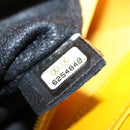 CHANEL Tote Bag Enamel Yellow CC Auth fm4195-12