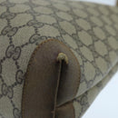 GUCCI GG Supreme Tote Bag PVC Leather Beige Gold 89 02 905 Auth fm4228-11