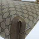 GUCCI GG Supreme Tote Bag PVC Leather Beige Gold 89 02 905 Auth fm4228-13