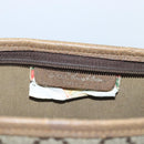 GUCCI GG Supreme Tote Bag PVC Leather Beige Gold 89 02 905 Auth fm4228-15