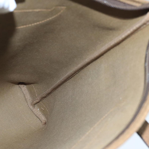 GUCCI GG Supreme Tote Bag PVC Leather Beige Gold 89 02 905 Auth fm4228