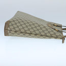 GUCCI GG Supreme Tote Bag PVC Leather Beige Gold 89 02 905 Auth fm4228-5