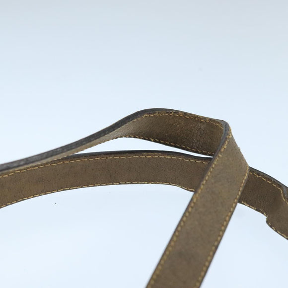 GUCCI GG Supreme Tote Bag PVC Leather Beige Gold 89 02 905 Auth fm4228