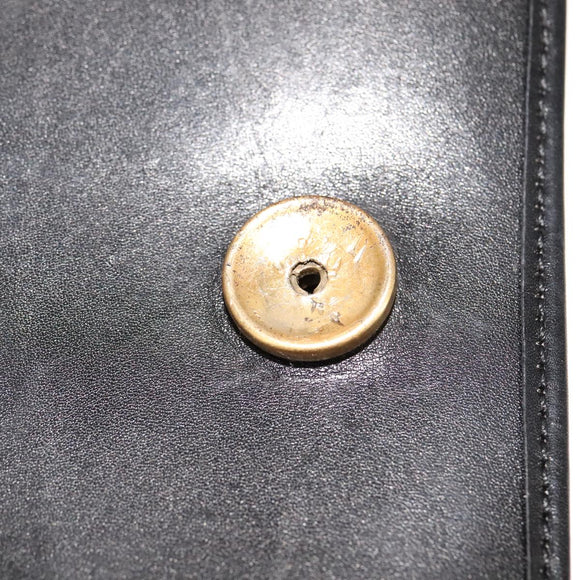 Christian Dior Shoulder Bag Leather Black Auth fm4252