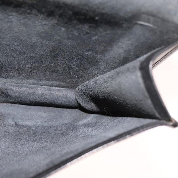 Christian Dior Shoulder Bag Leather Black Auth fm4252