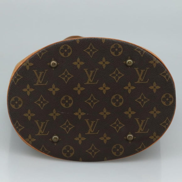 LOUIS VUITTON Monogram Bucket GM Shoulder Bag M42236 LV Auth fm4258