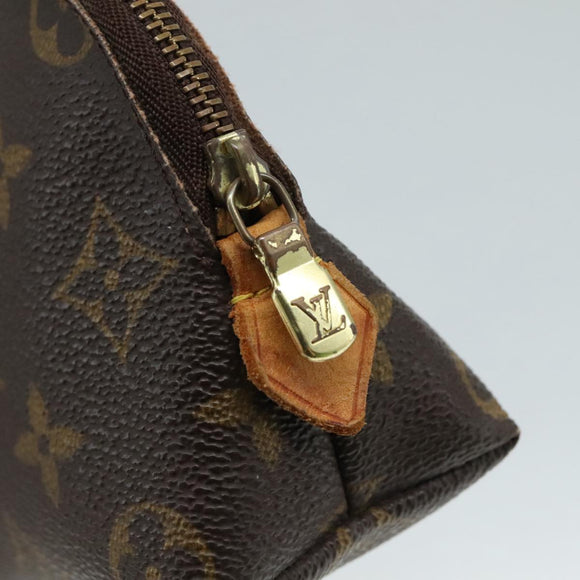 LOUIS VUITTON Monogram Pochette Cosmetic PM Cosmetic Pouch M47515 LV Auth fm4262