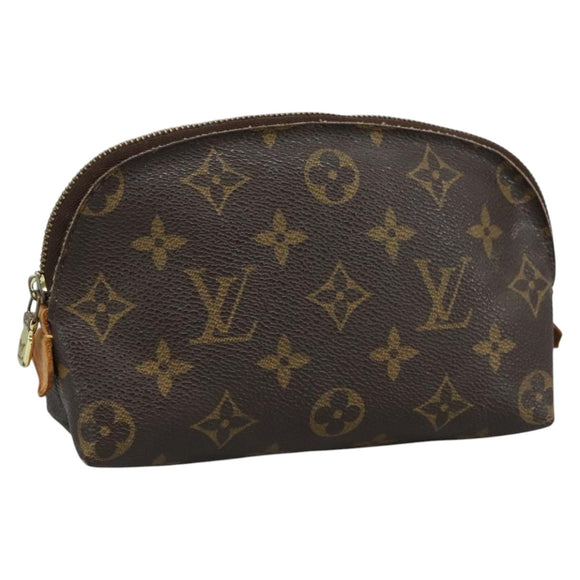LOUIS VUITTON Monogram Pochette Cosmetic PM Cosmetic Pouch M47515 LV Auth fm4262