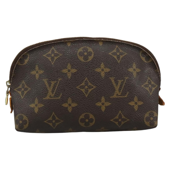 LOUIS VUITTON Monogram Pochette Cosmetic PM Cosmetic Pouch M47515 LV Auth fm4262