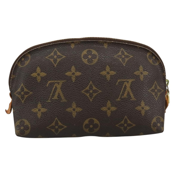 LOUIS VUITTON Monogram Pochette Cosmetic PM Cosmetic Pouch M47515 LV Auth fm4262