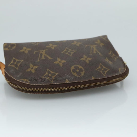 LOUIS VUITTON Monogram Pochette Cosmetic PM Cosmetic Pouch M47515 LV Auth fm4262